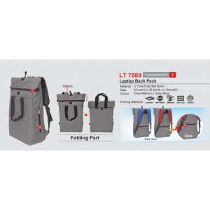 [Laptop Back Pack] Laptop Back Pack (Fully Padded Bag) - LT7889